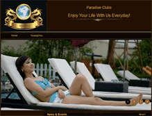 Tablet Screenshot of paradiseclubsgroup.com